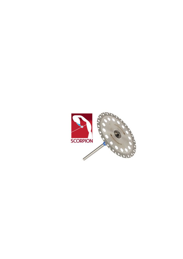 Scorpion Plaster Cutting Disk 40mm - Incl Shank
