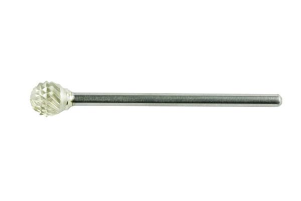 Coated TC bur rose shape medium