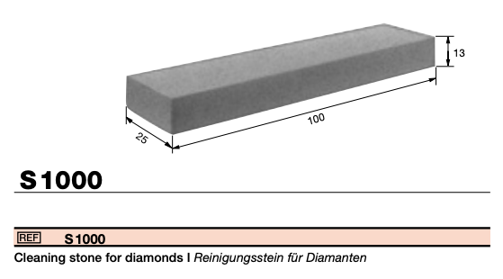 Sharpenig Stone 24x13x100mm